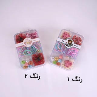 باکس گیره و کش مو رنگی